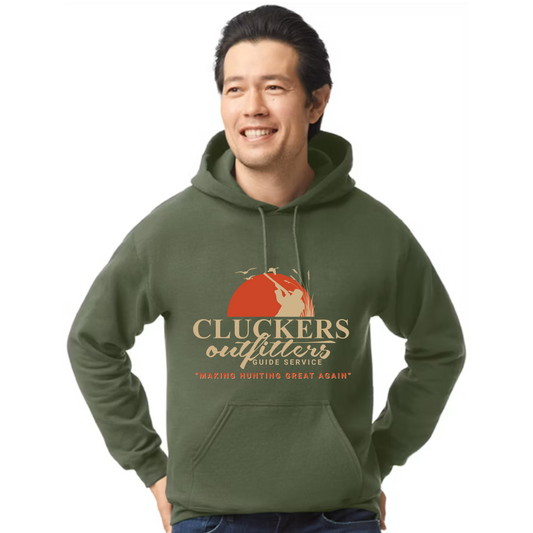 Cluckers Outfitters Classic Hoodie Dark Colored